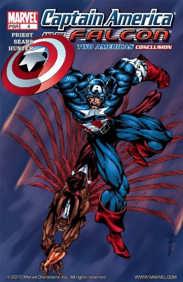 Cover of Captain America and The Falcon #4 from 2004