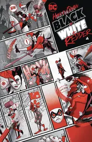 Harley Quinn: Black + White + Redder #4