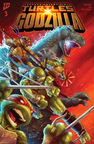Teenage Mutant Ninja Turtles x Godzilla #3