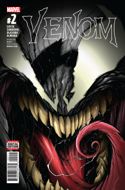 Venom #2 Reviews (2016) at ComicBookRoundUp.com